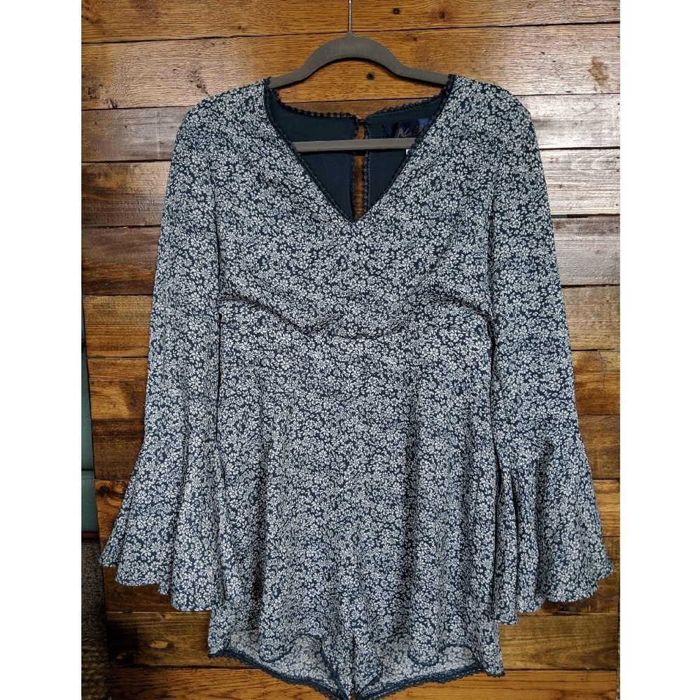 • Blue Rain • Boho Romper